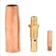 thumbnail image 4 of Kit de de soldadura Mig Accesorio de terminal 24 piezas Kit de boquilla difusor de punta Consumibles Antorcha de soldadura Mig Cobre para, 4 of 4