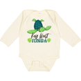 thumbnail image 3 of Inktastic Key West, Florida Happy Sea Turtle Boys or Girls Long Sleeve Baby Bodysuit, 3 of 5