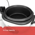 BLACK+DECKER 14Cup Cooked/7Cup Uncooked Rice Cooker and Food Steamer