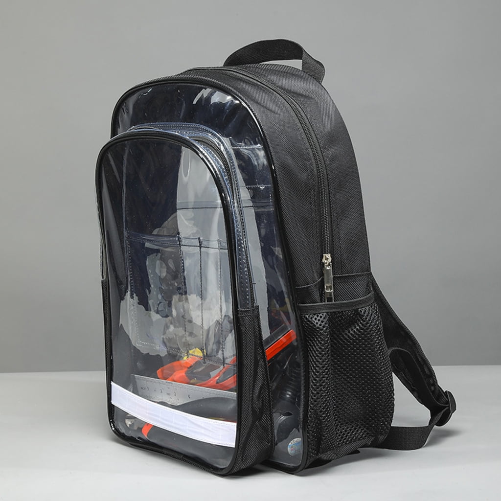 Antistatic Clear PVC Backpack Cold Weather Construction Clear Cleanroom Tool Bag for Daily Use