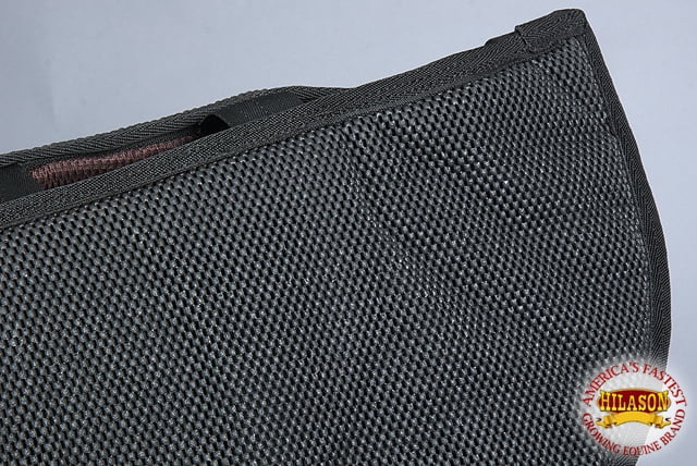 HILASON Ta120A Western Memory Foam Saddle Pad with Anti-Slip Brown