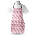thumbnail image 4 of Cupcake Apron, Doodle Strawberry Baked Goods Butter Cream Desserts Cake Design, Unisex Kitchen Bib with Adjustable Neck for Cooking Gardening, Adult Size, Pale Pink Peach Pink, by Ambesonne, 4 of 4