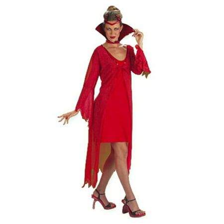 Red Sequin Devil New Adult's Costume Size 12-14