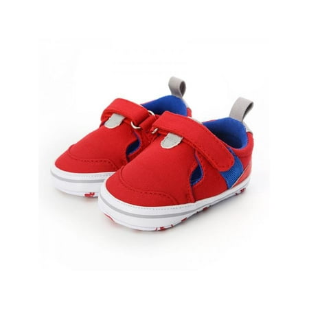 

Baby Boy Girl Shoes Patchwork Anti-Slip Sneakers Toddler Soft Soled Walkers