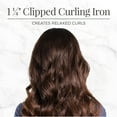thumbnail image 5 of Remington 1" Ceramic Clipped Spring Hair Curling Iron, Purple, CI5032, 5 of 11
