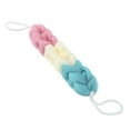 thumbnail image 3 of facefd Twist Back Strip Bath Towel Spiral Pattern Rub Back Long Bath Towel Fine Workmanship Nine Knots Twisted Back Towel with Hanging Rope High Foaming for Bathing, 3 of 5