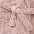 thumbnail image 5 of YUNAFFT Kids Bathrobe Solid Color Thickened Plush Sleepwear Cozy Homewear, 5 of 5