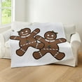 thumbnail image 5 of CafePress - Lesbian Pride Christmas Gingerbread Women Couple - Soft Fleece Throw Blanket, 50"x60" for All Ages, 5 of 5