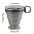 thumbnail image 6 of Opvise Portable Collapsible Silicone Coffee Cup with Heat-Resistant Sleeve, BPA-Free Reusable Travel Mug for Hot & Cold Drinks, Eco-Friendly Foldable Design, 6 of 8