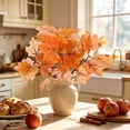 thumbnail image 5 of Gqtwoy Thanksgiving Simulated Maple Leaf Flower Arrangement, Artificial Leaves Bouquet, Home Decoration for Halloween and Autumn, Realistic Fall Decor, Perfect for Indoor and Outdoor Use, 5 of 6