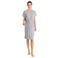 thumbnail image 1 of HANRO Robe de Mode Yoga pour Femmes, Gris Mélangé, Petit, 1 of 5