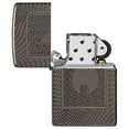 thumbnail image 4 of Zippo 48569 Flame Pattern Design Armor Black Ice Windproof Lighter, 4 of 5