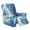 Blue-Marble Print, variant on Kuiaobaty Butterfly Marble Print Recliner Chair Cover for Large Recliner Easy Replacement Reclining Sofa Slipcover Breathable Reclining Couch Cover with Pocket for Pets Washable