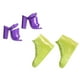 thumbnail image 1 of Barbie Fashion Shoes - Package of 5 Pairs of Shoes ~ Yellow Sneakers, Pink High Heels, Purple High Heels, Blue Boots and Green Hiking Shoes Barbie -, 1 of 4