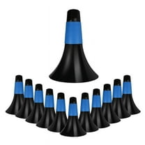 12 Pcs Sports Training Cones 9 Inch Agility Plastic Skating Marker Cones for Kids Football Basketball Practice Blue