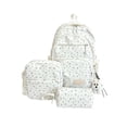 thumbnail image 1 of Resicozy 2026 Cute Polka Dot Backpack 4-Piece Set for Teen Nylon Backpack Set Aesthetic Daypack Beige, 1 of 4