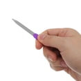 thumbnail image 3 of Unique Bargains 10 Pcs Durable Stainless Steel Nail Files Purple, 3 of 7