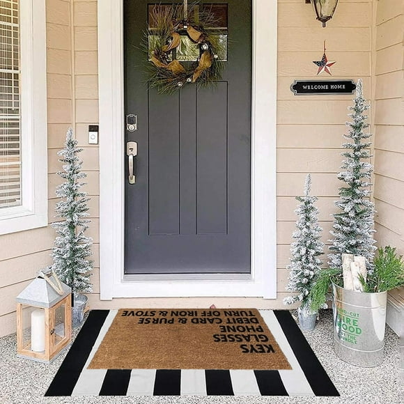 Keys Glasses Phone Debit Card Purse Stove | Funny Doormat | Welcome Mat | Funny Door Mat | Funny Gift | Doormat