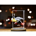 thumbnail image 6 of Graceful Ostrich Crystal Carvings | Exquisite Gems Etched with Fleet-Footed Ratites, 6 of 6