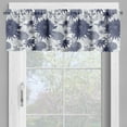 thumbnail image 4 of Ambesonne Vintage Valance & Curtain, Dotted Digital Paint, 55"x36", Blue White, 4 of 6