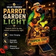 thumbnail image 4 of Solar-Powered Parrot Garden Light, Whimsical Yard Decor and Patio with Lamp, Waterproof Patio Decorations for Lawn, Backyard, Pool, Party (Style G), 4 of 7