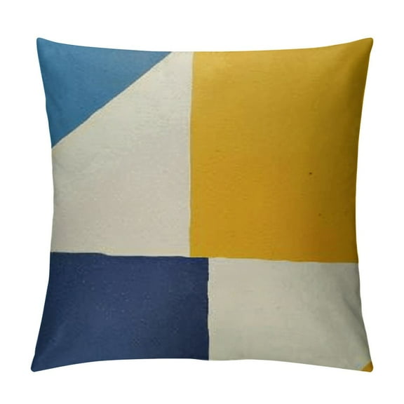 Creowell  Modern Throw Pillow Covers, Mid Century, 18x18 Decorative Geometric Cases