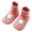 Red, variant on Sock Booties for Newborn Baby Cute Animal Print Elastic Tall Cuff Shoes Soft Non Slip Sole Indoor Pre Walker Crawling Shoes