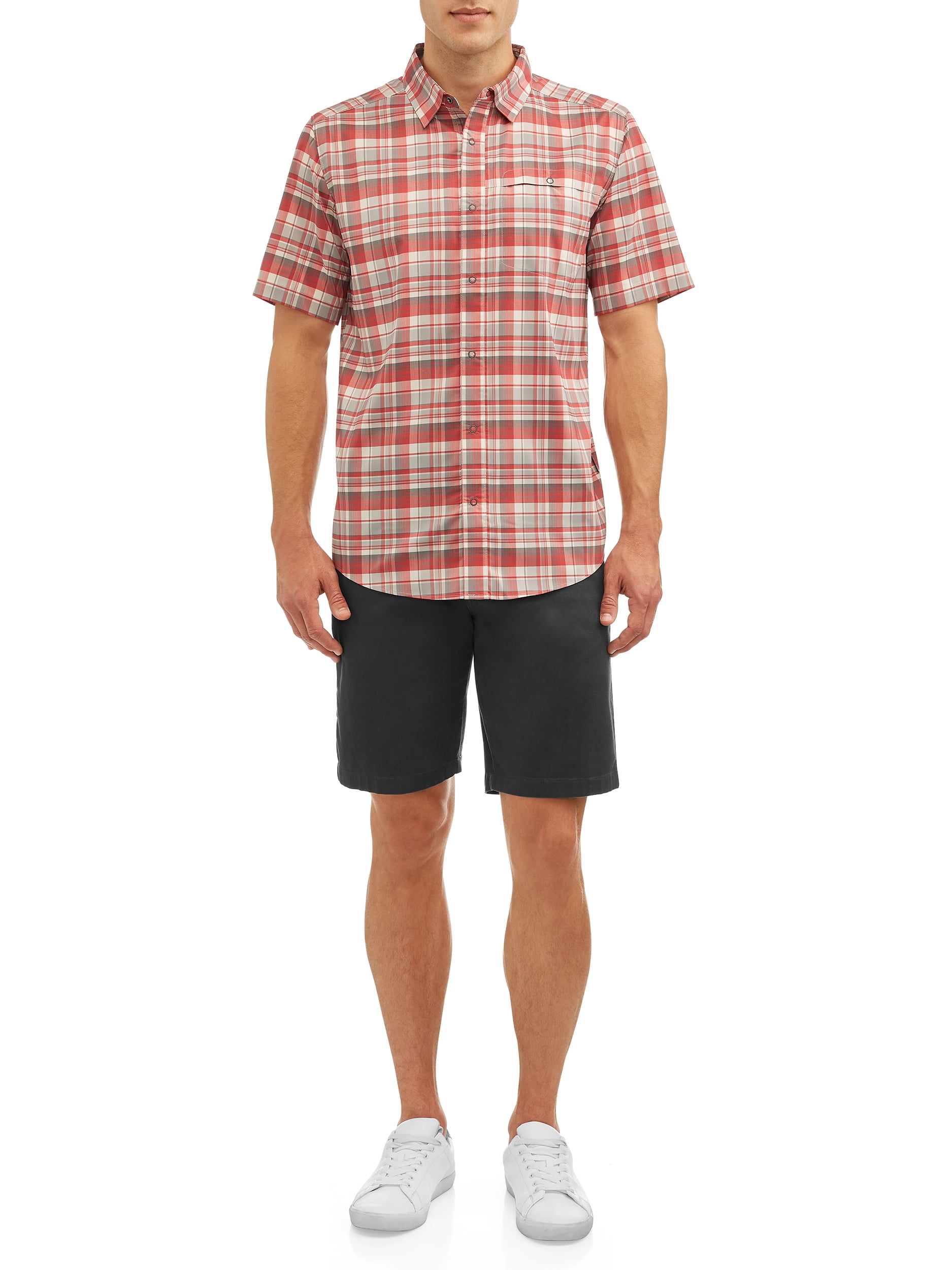 Swiss Tech Men’s Short Sleeve Outdoor Shirt