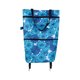 thumbnail image 2 of Baúles de almacenamiento, organizadores de armario y almacenamiento, carrito de compras portátil con ruedas, carrito plegable con ruedas, carrito para el hogar, carrito de compras azul, carrito de com, 2 of 6