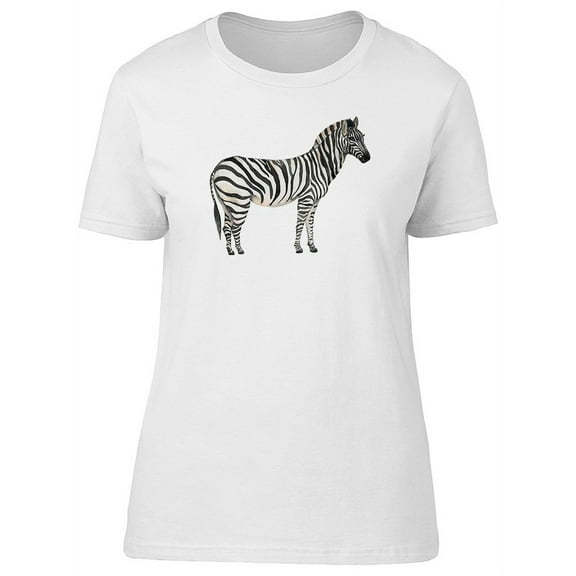 Cool Watercolor Zebra T-Shirt Men -Image by Shutterstock, Male Large
