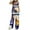 White, variant on Wyzesi Plus Suit Jacket and Vest for Women Women's Fashion Two Piece Bohemian Casual Print Tank Top Sleeveless Top Loose Wide Leg Pants Long Pants Two Piece Set 7 Shapewear Shorts Suit White