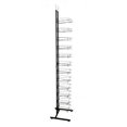 thumbnail image 2 of FixtureDisplays 12-Tier Hat Display Rack 12.5" wide x 75" high x 14.5" deep 18165-BLACK, 2 of 5