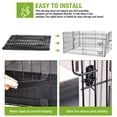 thumbnail image 6 of Aivituvin 48" Rabbit Playpen Bunny Run Extension Indoor Small Animal Playpen, Iron, 6 of 6