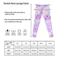 thumbnail image 6 of COEQINE Butterfly Tie-dye Violet Girls Novelty Leggings for Travel, Yoga Dance Pants Tummy Control Sport Leggings, for 6-7 Years Kids Girls, 6 of 7