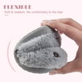 thumbnail image 5 of Boys Girls Shark Rabbit Slippers for Toddler Kids - Cute Plush Warm Non-Slip Indoor Bedroom Winter Shoes, 5 of 5
