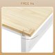 thumbnail image 4 of 47" Wood Computer Desk PC Laptop Study Table Workstation Home Office Furniture, Gray, 4 of 15