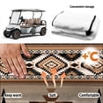 thumbnail image 6 of Uourmeti Golf Cart Seat Covers, Compatible with Sports, Suitable for Club Car with Pockets, Southwestern Geometric Pattern, 6 of 8