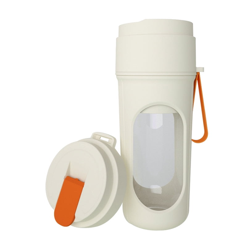 Portable multifunctional small juicer, 1500 mAh battery capacity, 12-blade steel knife, Type-c charging port, safety lock design.