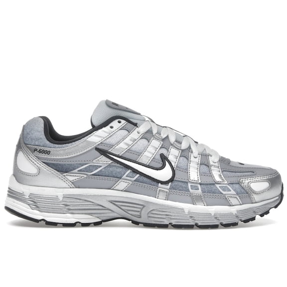 Nike Men's P-6000 Metallic Silver Summit White-Wolf Grey Shoes, from StockX