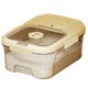 thumbnail image 1 of Cubo de alimentos para el hogar Caja de arroz sellada completamente cerrada Tanque de almacenamiento de arroz (Beige S), 1 of 8