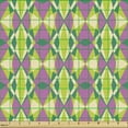 thumbnail image 2 of Ambesonne Geometric Fabric by the Yard Upholstery, Mosaic Polygonal Motifs, 3 Yards, Multicolor, 2 of 5