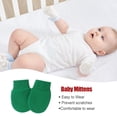 thumbnail image 3 of Sonducket Manoplas para bebés Sensación cómoda Guantes para recién nacidos Estilo clásico Diseño considerado Accesorios para bebés guantes y mitones verde1, 3 of 6