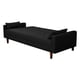 thumbnail image 5 of Sofá Cama Reclinable El Bazar Store Cancún Lino Negro Brazos Separados Respaldo Abatible, 5 of 7