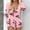 Rose, variante sur Levmjia Pyjama d'Été pour Femmes Grande Taille Liquidation Pyjama de la Saint-Valentin pour Femmes Imprimé Non Positionné Col en V Manches Longues Justaucorps Aguichant Lingerie Aguichant Pyjama Barboteuse
