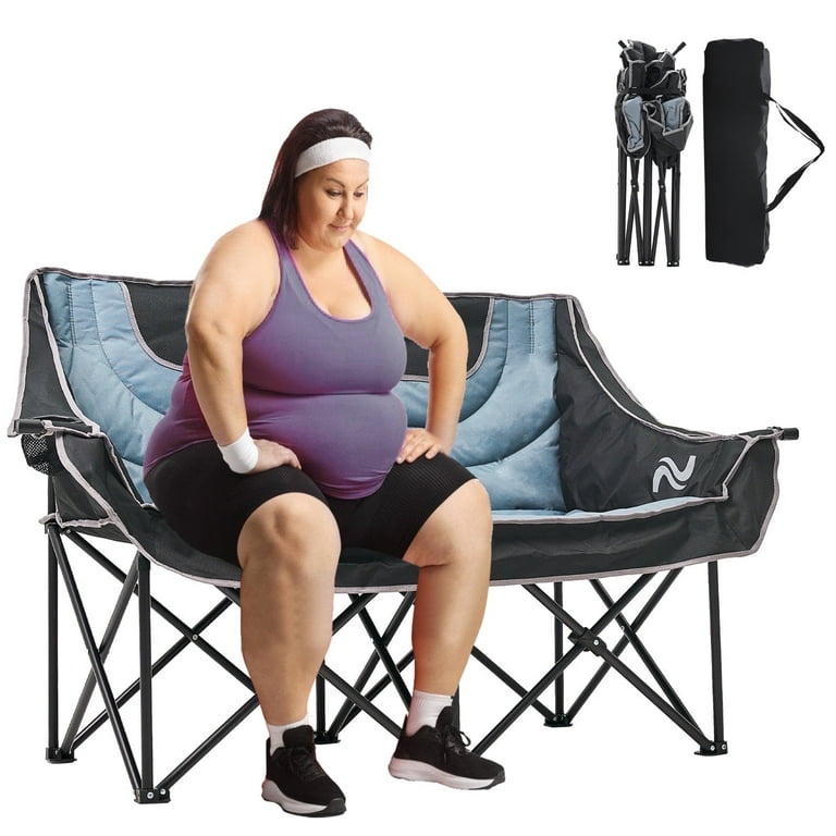 Chaise Camping TIMBER RIDGE Padded Person Camping Chair With Cup