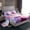 Pink Blue, variant on Feelyou Dreamy Anime Girl Full Size Sheets, Glitter Stars Galaxy Bed Sheets, 4 Pieces