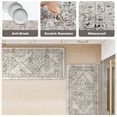 thumbnail image 6 of Anti Fatigue Fall Kitchen Mats, Boho Distressed Kitchen Floor Mats 17"x47"+17"x29", Non Slip Waterproof Kitchen Rugs, Padded Comfort Standing Mats for Laundry, Office, Sink, Desk Orange Multi, 6 of 6