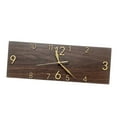 thumbnail image 4 of CoudarTitie Rustic Hanging Wall Clock Creative Home Decor Farmhouse Decor for Kitchen Living Deep Brown, 4 of 9