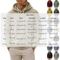 thumbnail image 4 of TKKCS Mens Waffle Knit Hoodie Drawstring Pullover Regular Fit Long Sleeve Casual Hooded Sweatshirt Brown XL, 4 of 9