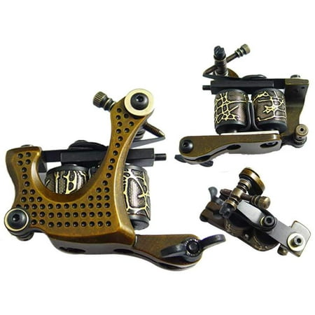 Afterlife Custom Irons Tattoo Shader Machine 1-Wrap Coils - (Best Tattoo Machine For Shading)
